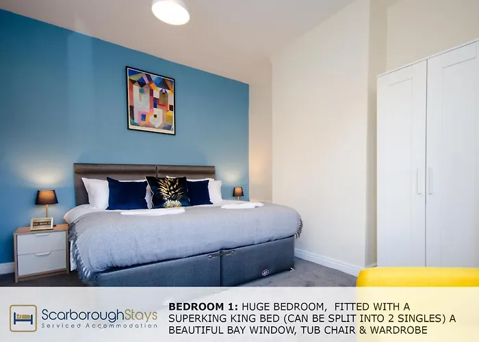 بيت للعطل - Victorian Townhouse - 5 Bedrooms - Sleeps 9 سكرابورو